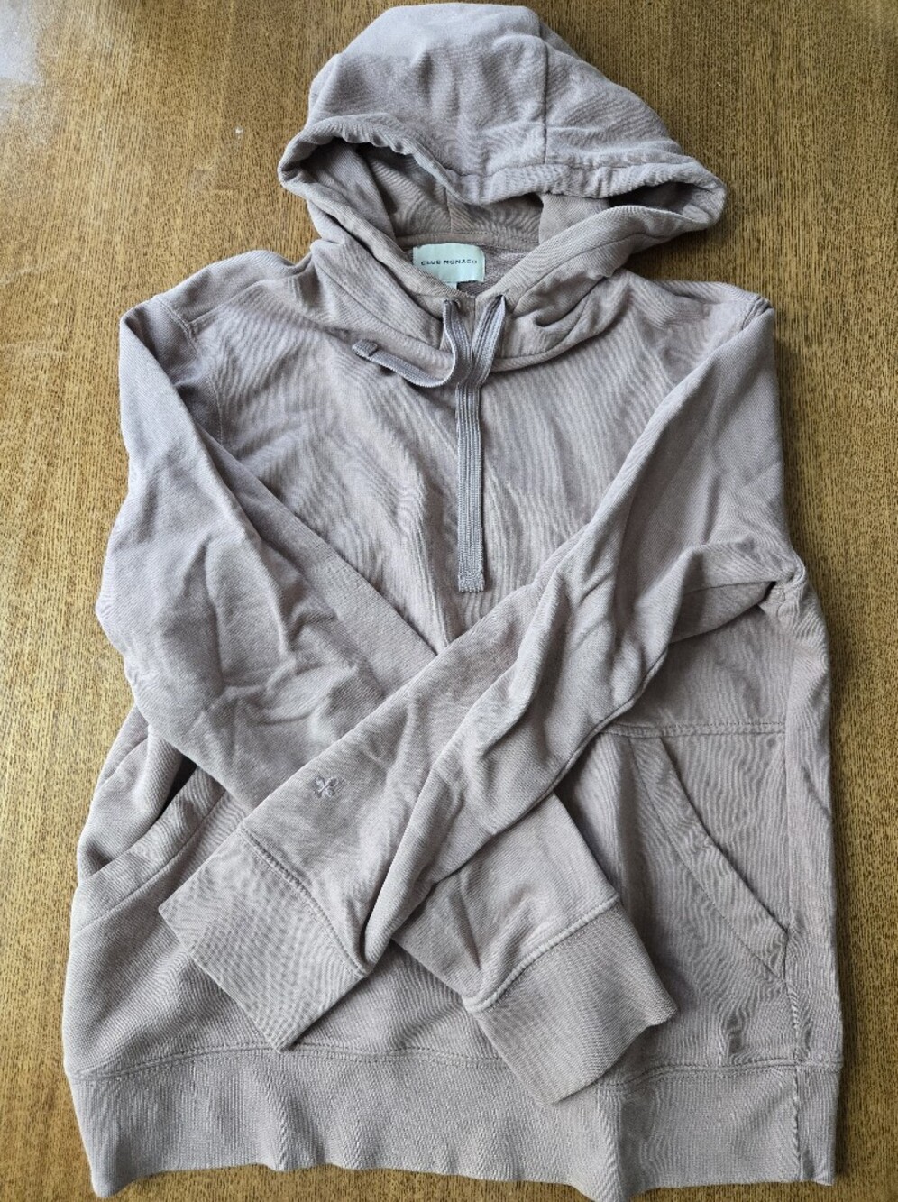 Club Monaco Taupe Hoodie Sweater